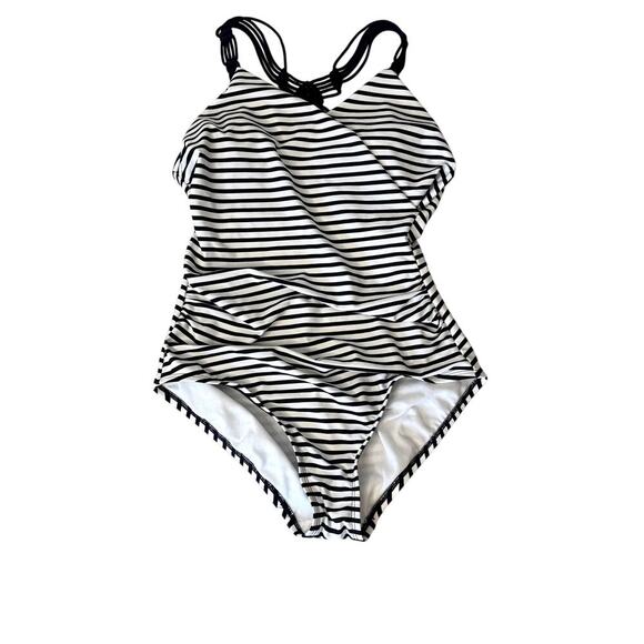 Kona Sol Other - NWOT Women's Nautical Bathing Suit High Coverage One Piece Size Medium